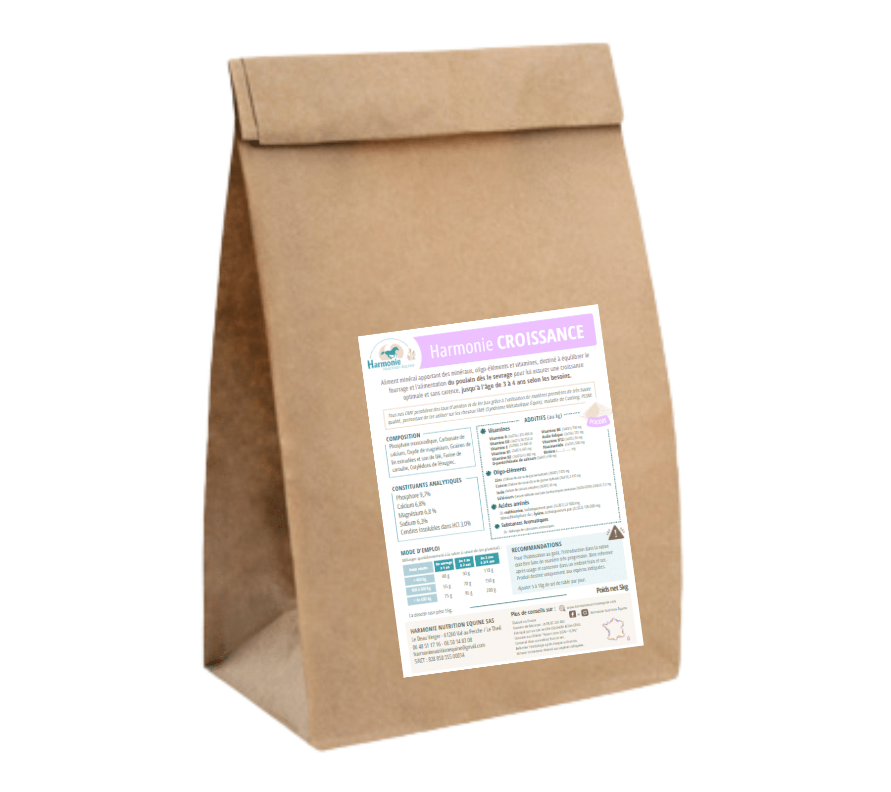 Sac de CMV Harmonie Croissance