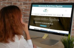 Une cliente commande avec ses points fidélité Harmonie Nutrition Equine